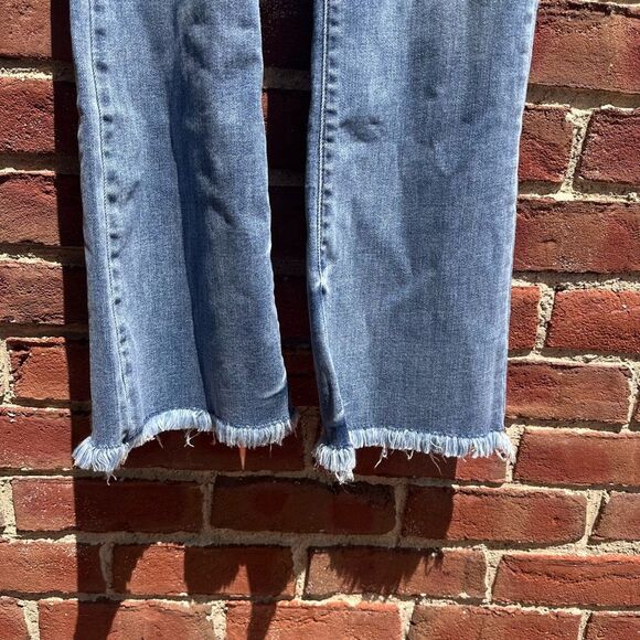 Judy Blue high waist fringe bootcut jeans 13 /31 NWT - Picture 4 of 11